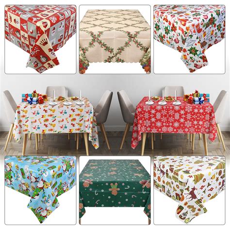 christmas table covers disposable|christmas tablecloths and matching napkins.